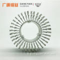 Round aluminyo heat sink